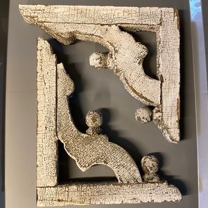 Pair of old corbels.